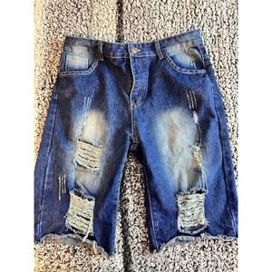 Men's Unbranded Cut off Jean Shorts Size L